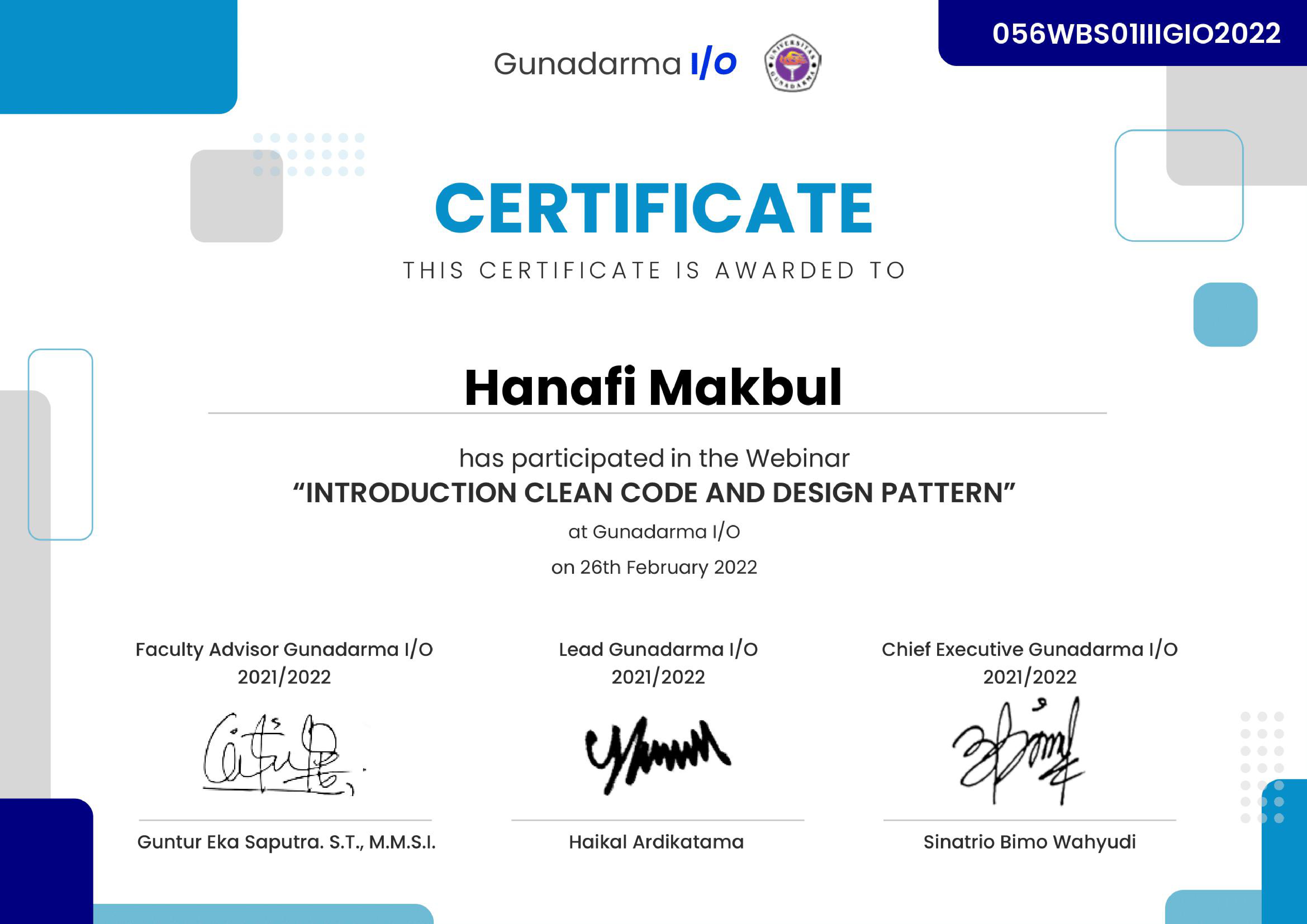 Introduction Clean Code and Design Pattern