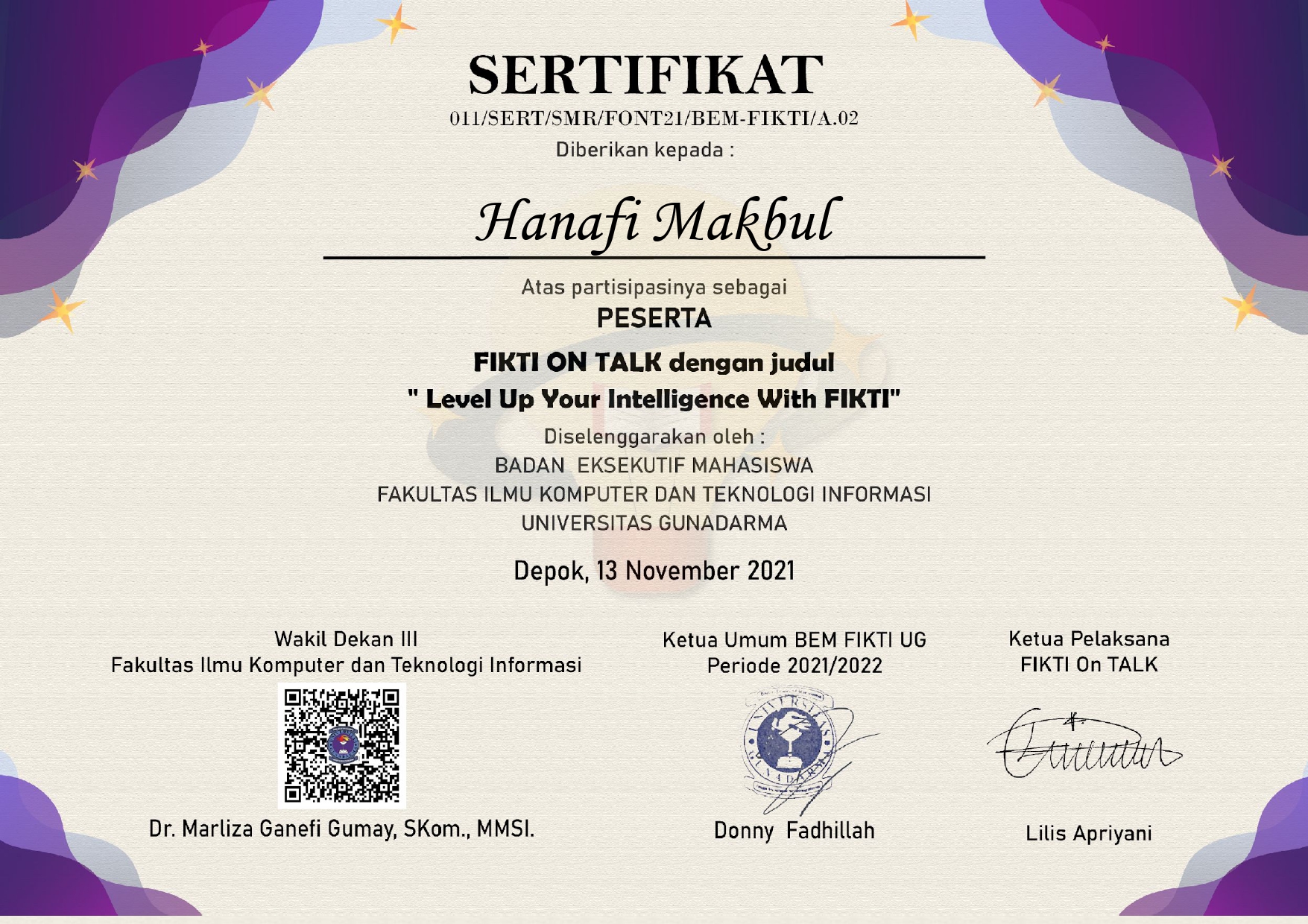 Level Up Your Intelligence With FIKTI