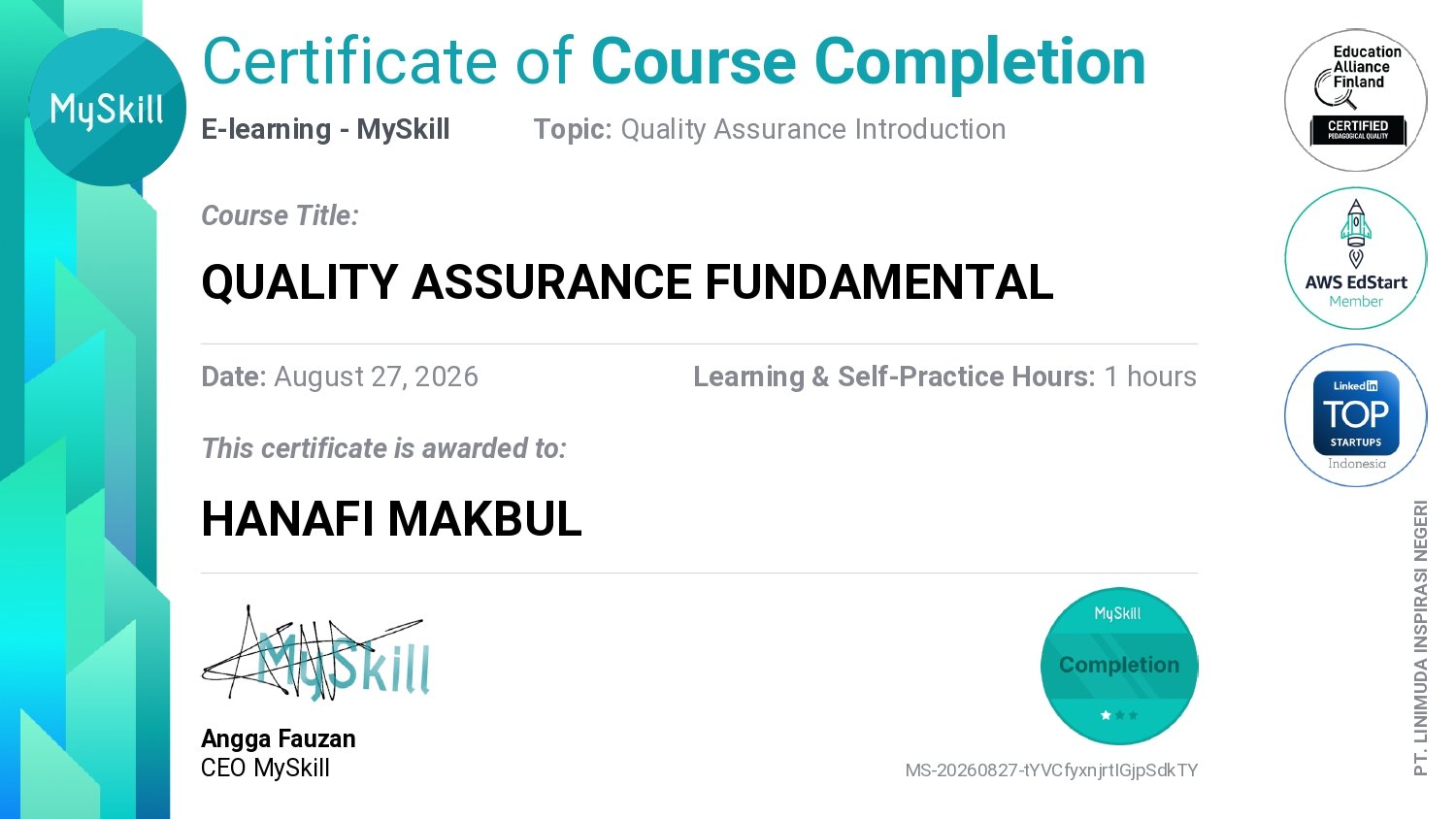 Quality Assurance Fundamental
